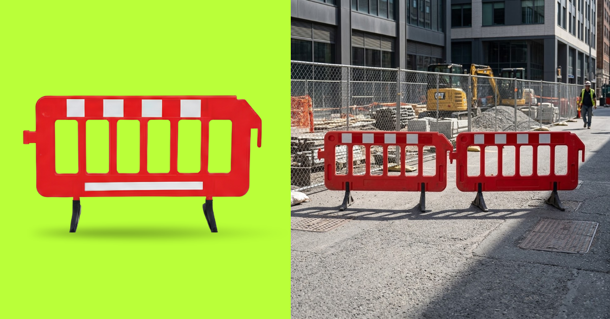 Base Guard Water Filled Plastic Safety Barrier