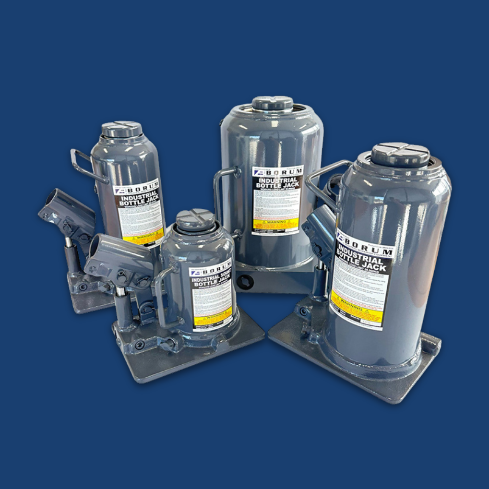 Collection of Borum Industrial Hydraulic Squat Bottle Jack