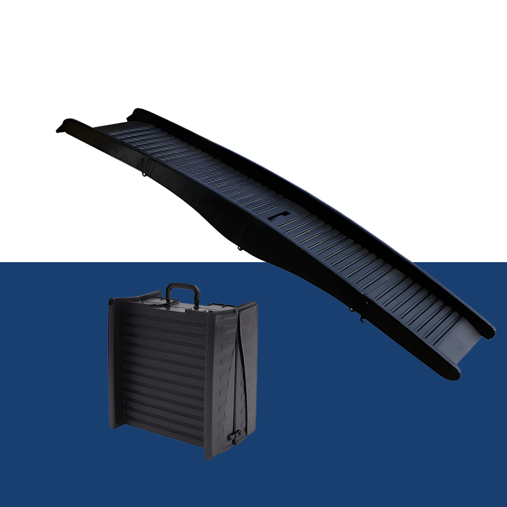 Furtastic 152cm Portable Dog Pet Ramp - Black