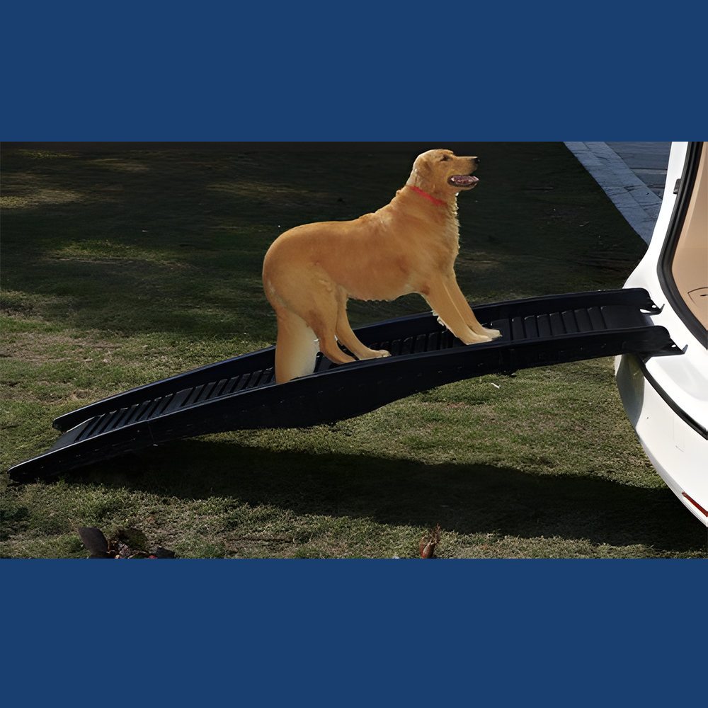 Furtastic 152cm Portable Dog Pet Ramp - Black