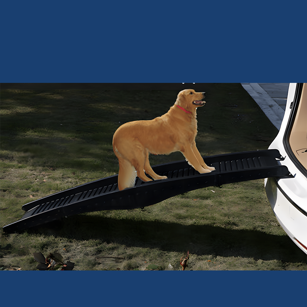 Furtastic 152cm Portable Dog Pet Ramp - Black