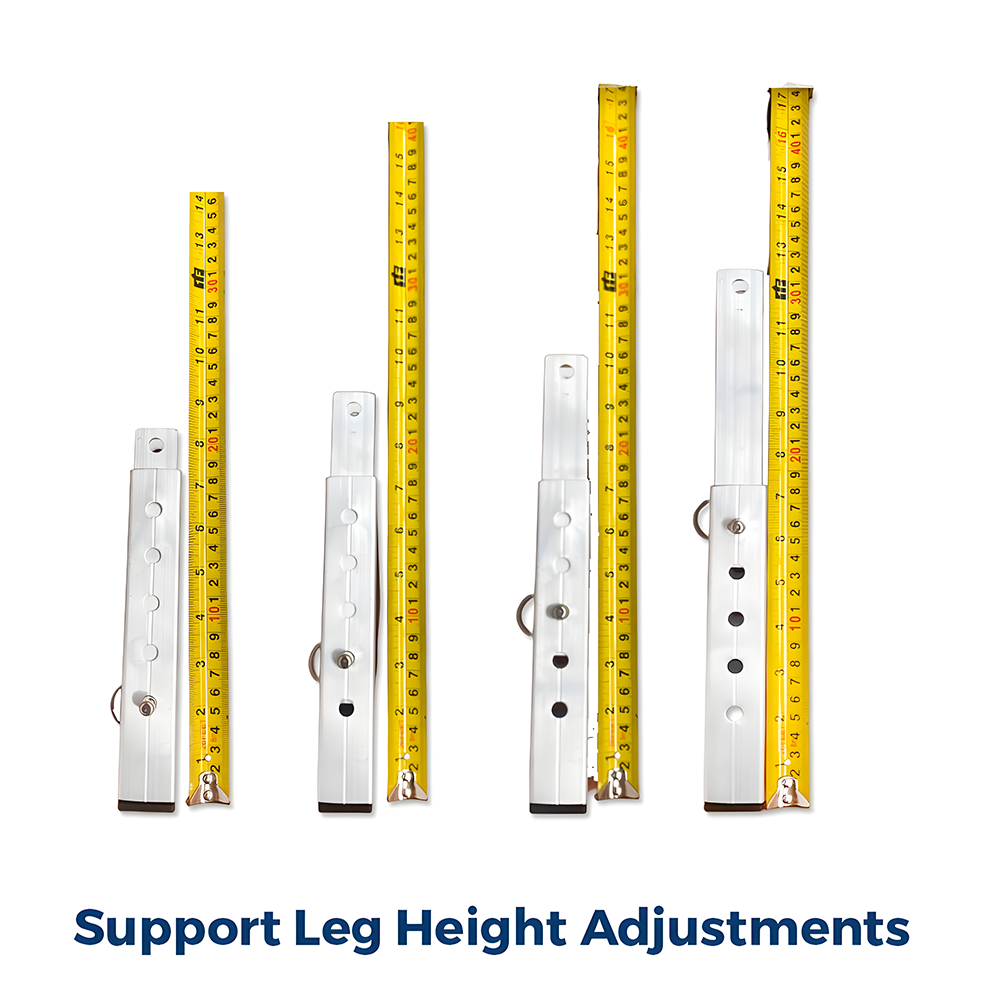 Heeve® Aluminium Multi-Fold Super-Grip Walk Ramp, 272kg Capacity