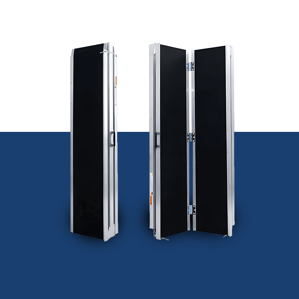 Heeve® Aluminium Multi-Fold Super-Grip Walk Ramp, 272kg Capacity