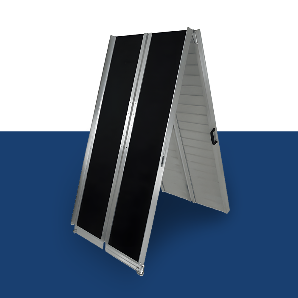 Heeve® Aluminium Multi-Fold Super-Grip Walk Ramp, 272kg Capacity