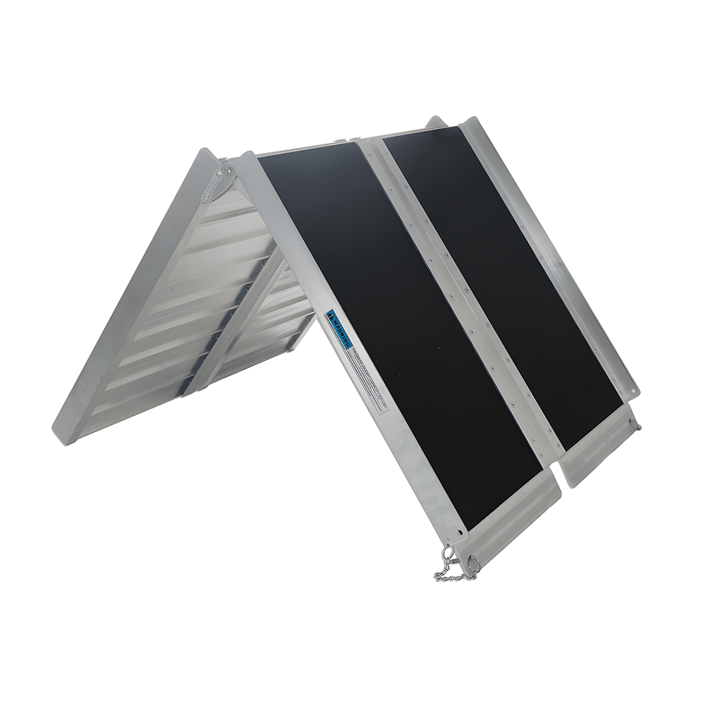 Heeve® Aluminium Multi-Fold Super-Grip Walk Ramp, 272kg Capacity