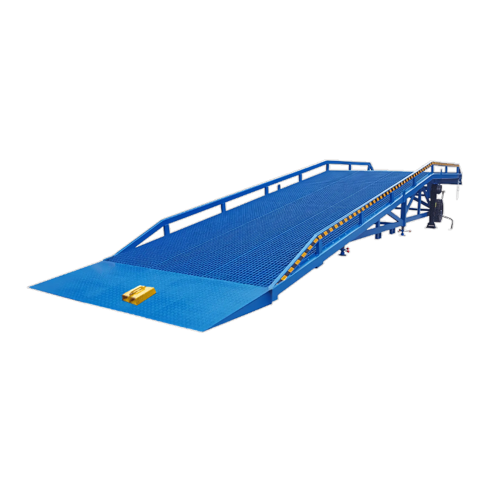 Heeve® Forklift Dock Ramp/Yard Ramp with Grated Surface - Manual Model