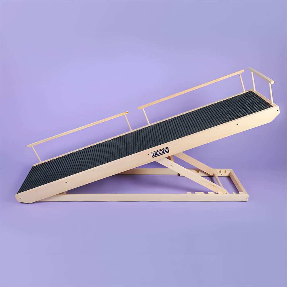 Heeve 'Up-Ya-Get' Wooden Dog Ramp For Beds & Couches