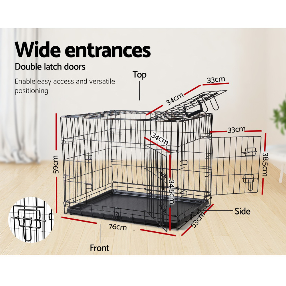 dimensions of i.Pet 36inch Pet Cage - Black