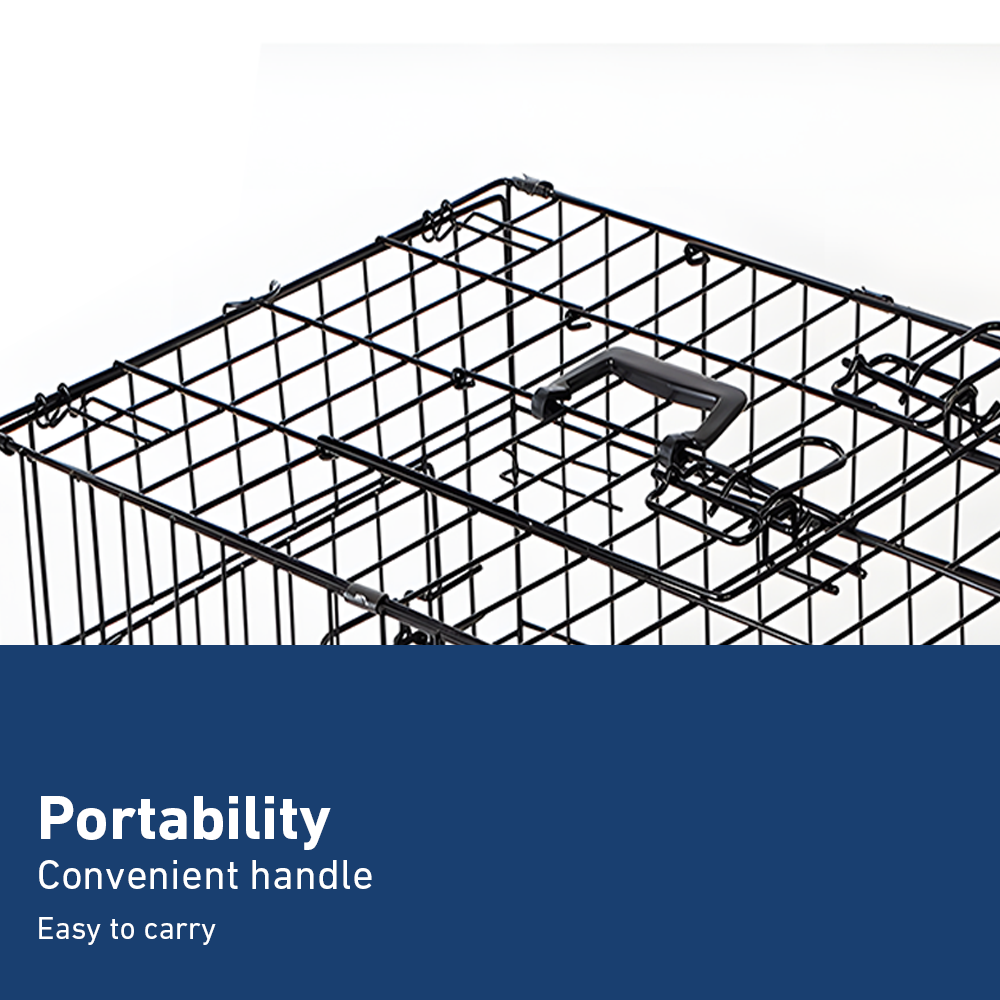 portability of i.Pet 36inch Pet Cage - Black