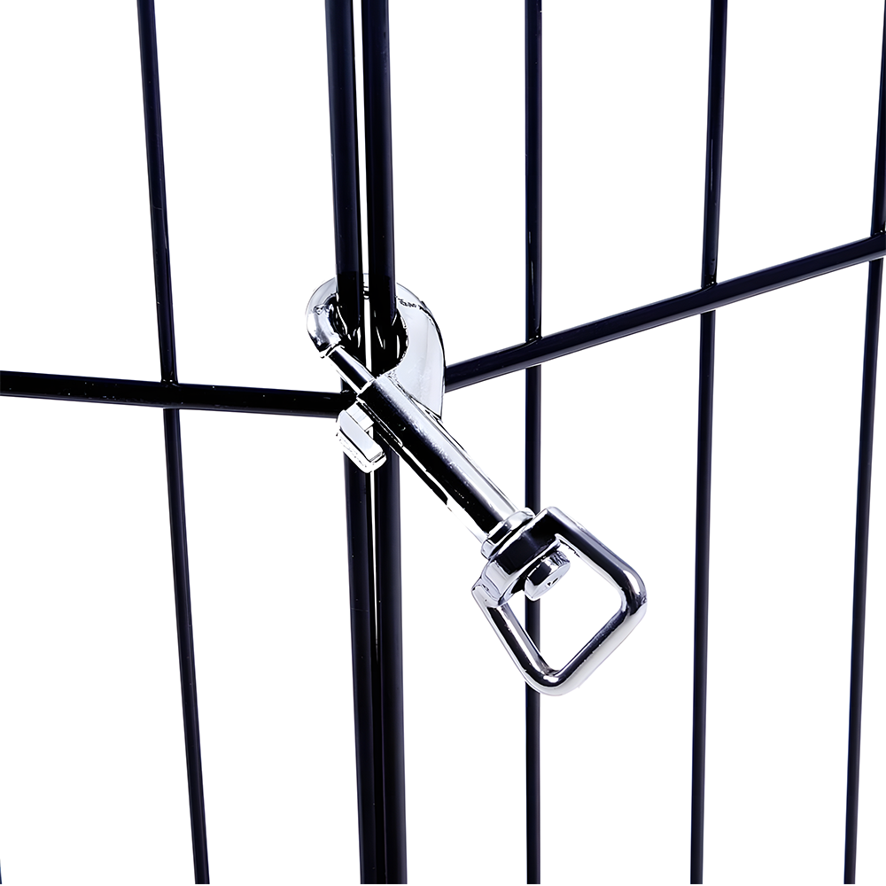 lock of i.Pet 36inch Pet Play Pen - Black