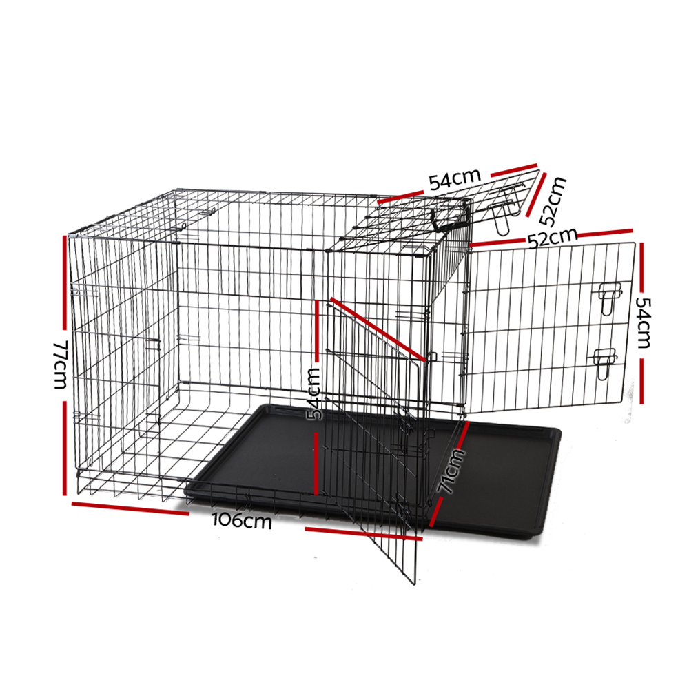 dimension of i.Pet 42inch Pet Cage - Black