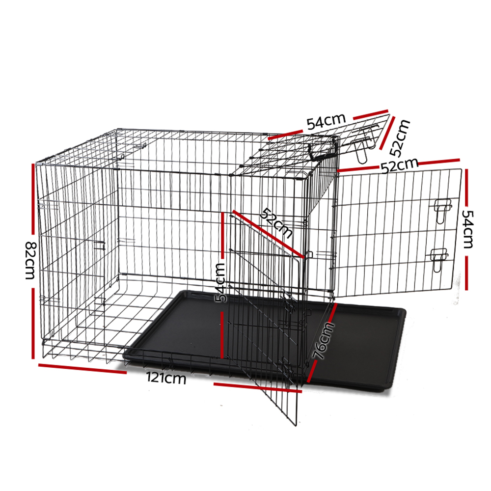 dimensions of i.Pet 48inch Pet Cage - Black