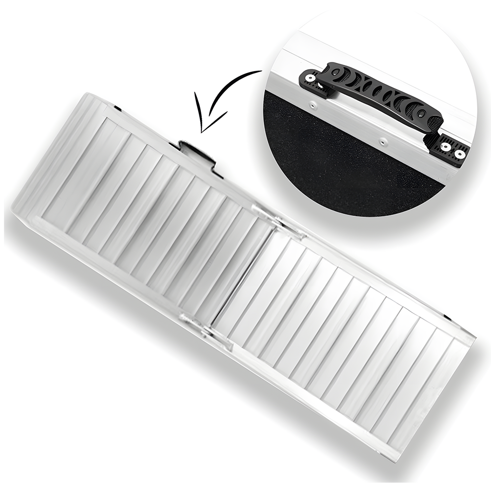 handle of Klika Foldable Aluminium Dog Ramp - 122 x 38cm