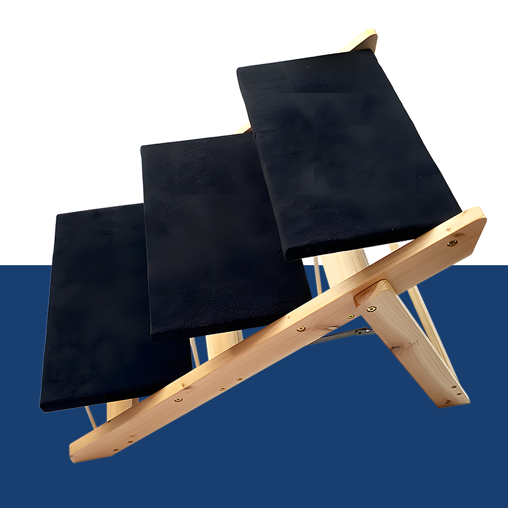 New Aim 3 Steps Portable Dog Cat Pet Stairs