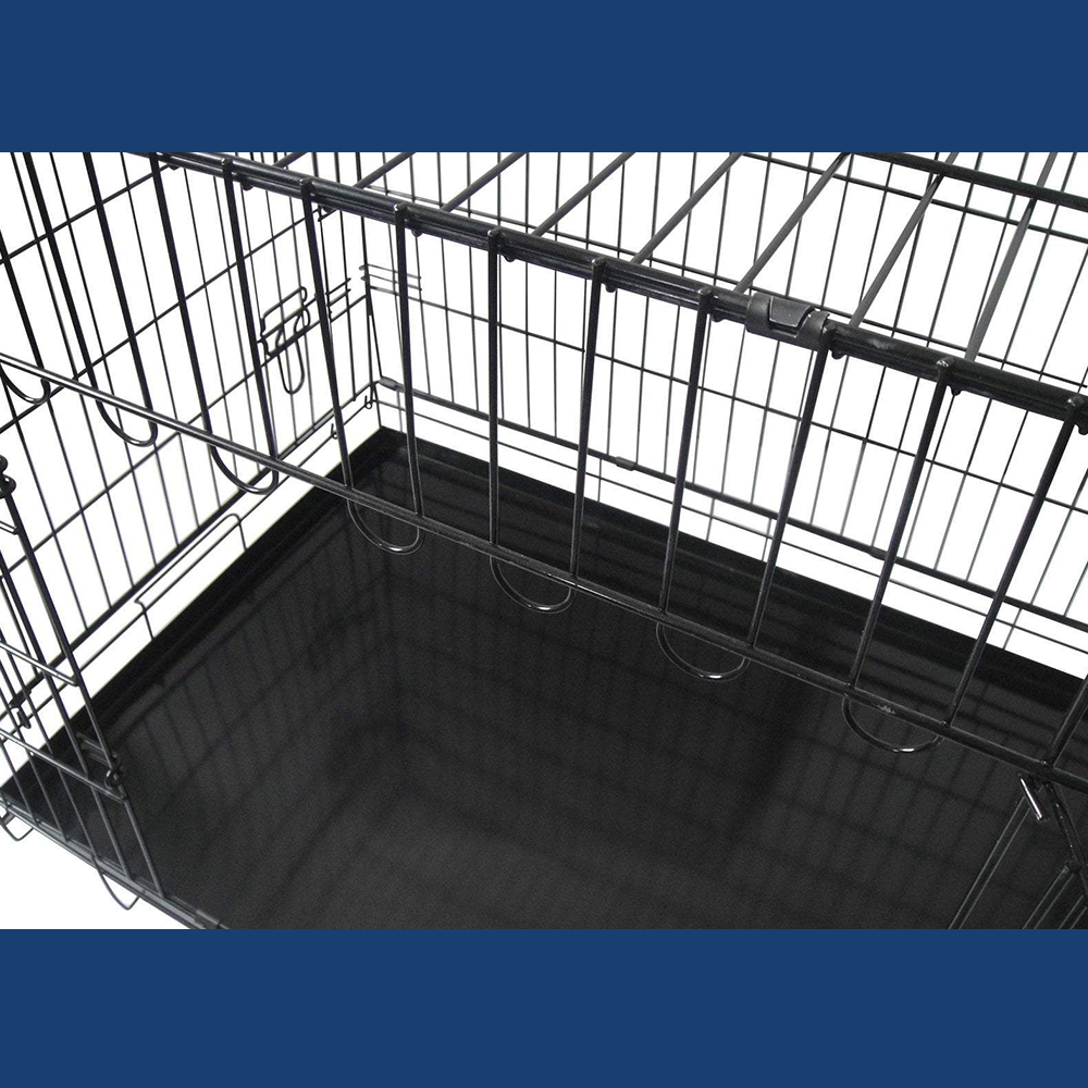 close up view of New Aim 36" Pet Dog Crate with Waterproof Cover