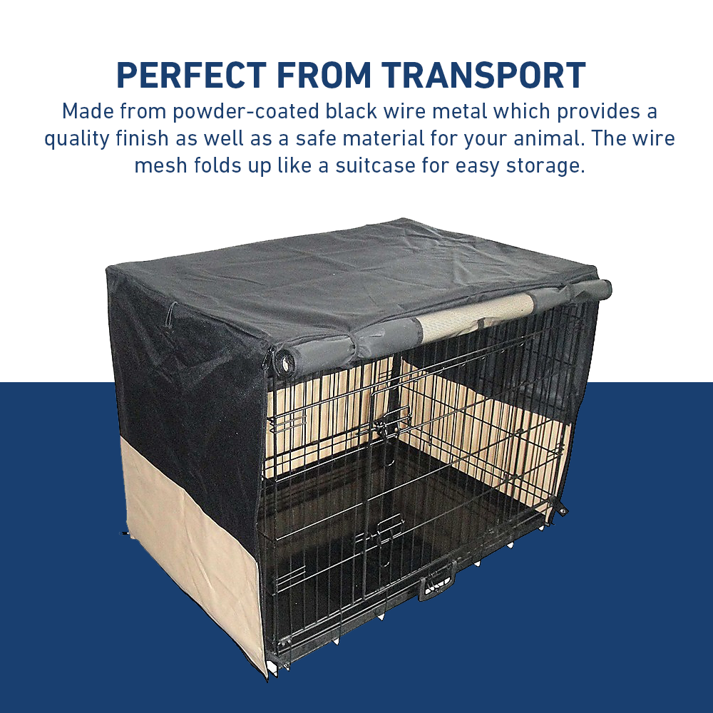 New Aim 36" Pet Dog Crate with Waterproof Cover