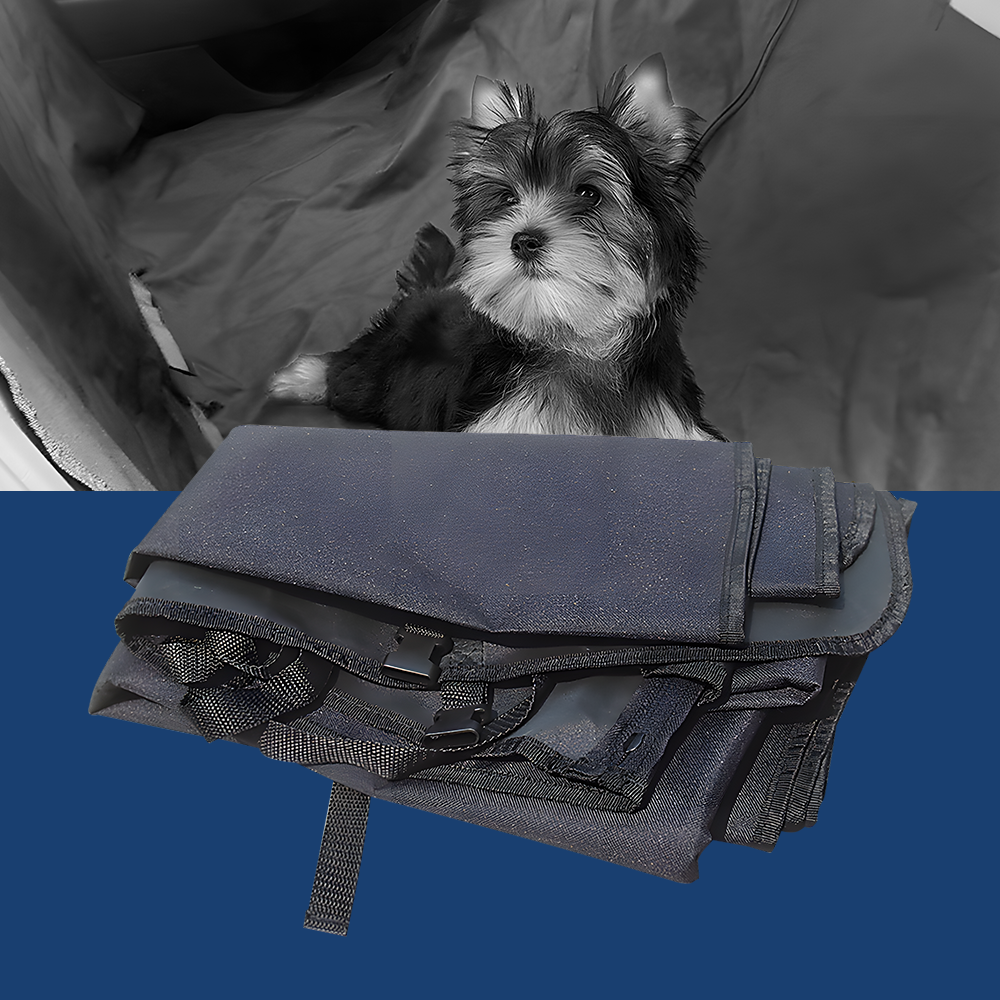 folded New Aim Dog Car Back Seat Cover Hammock Waterproof