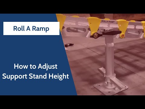 Roll-A-Ramp Short Support Stand - Pair
