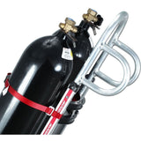 Rotacaster Workshop Equipment Rotatruck Dual Gas Cylinder V-Loop Handle Hand Trolley, 230kg Capacity