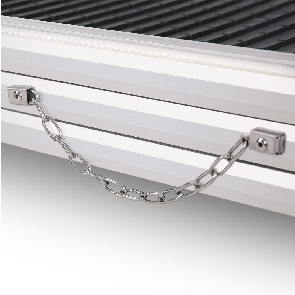 chains of i.Pet Deluxe Aluminium Telescopic Pet Ramp - Black