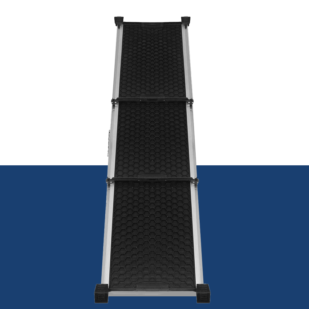 i.Pet Deluxe Aluminium Telescopic Pet Ramp - Black