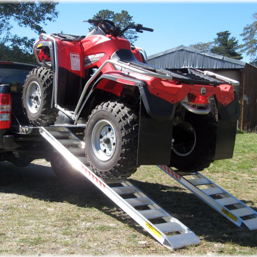 atv on the ramp
