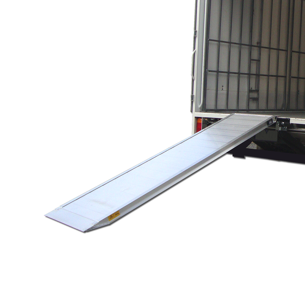 walk ramp on the rear of the truck