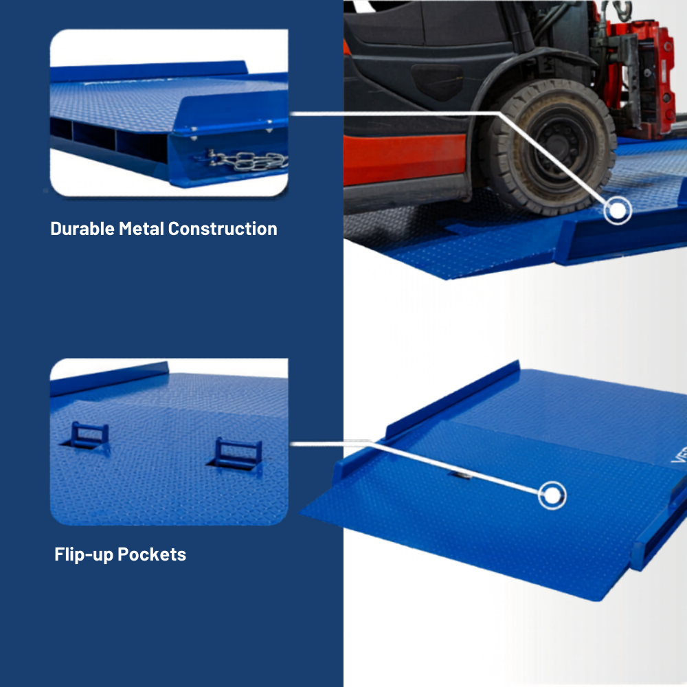 feature details of Troden 10-Tonne Extra Long Steel Container Ramp