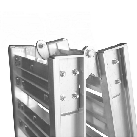 Oz Loading Ramps Heavy Duty Oz 1.6-Tonne 2.4m x 370mm Folding Aluminium Loading Ramps