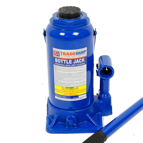 TradeQuip Bottle Jack Hydraulic, 15 Tonne - Ramp Champ