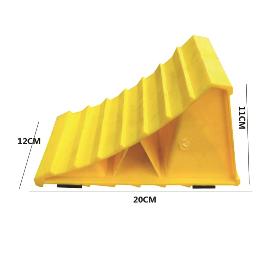 MC Car & Truck MC Anti-Slip Plastic Tandem Wheel Chocks