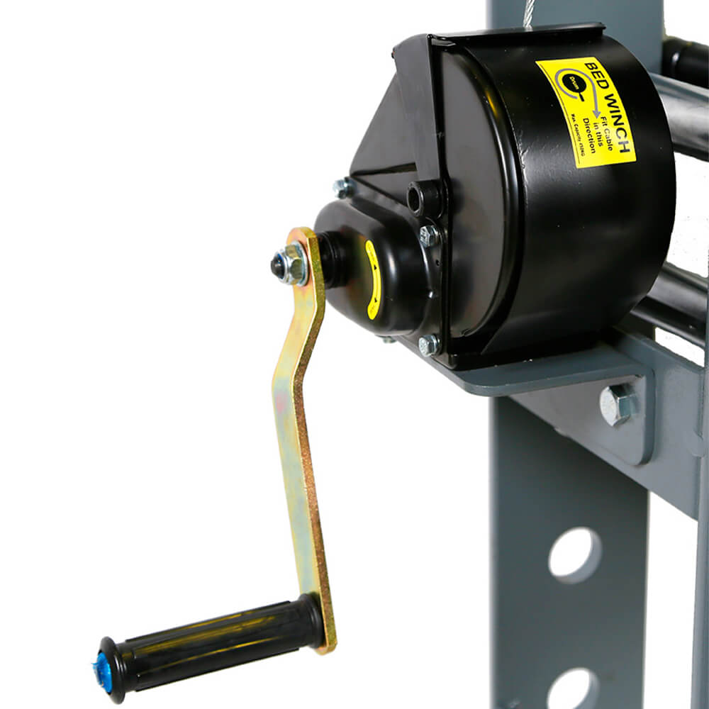 Borum Industrial Air/Hydraulic Workshop Press, 75-Tonne - Ramp Champ