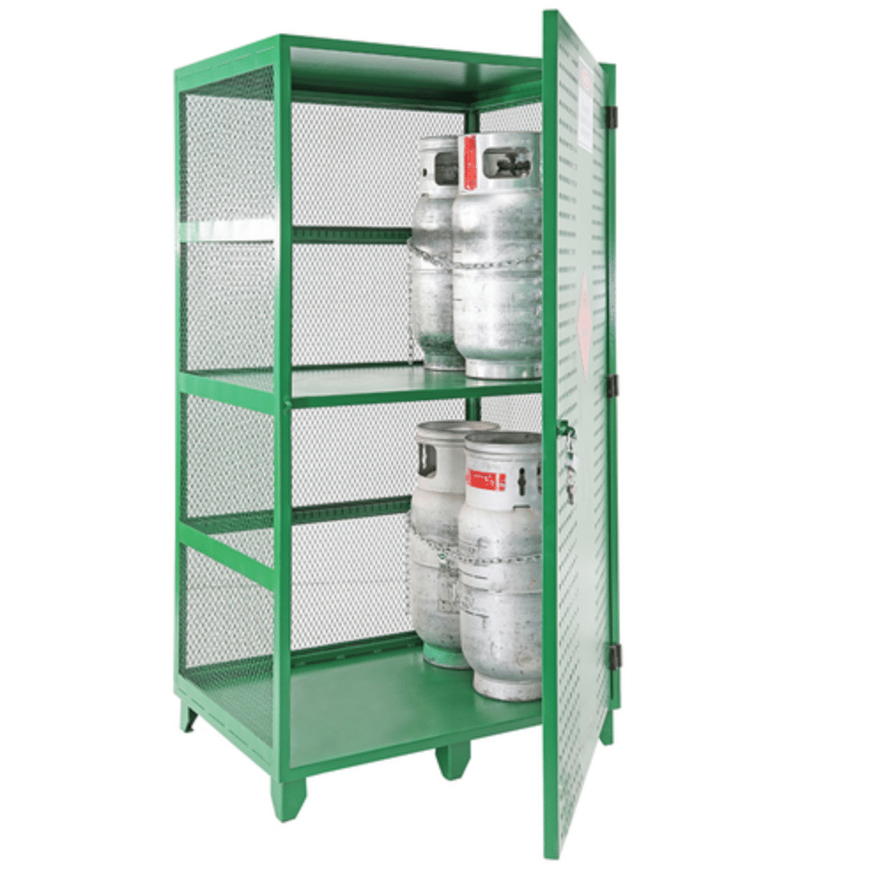 Stormax Workshop Equipment 12 Cylinder Stormax Forklift Gas Storage Cages