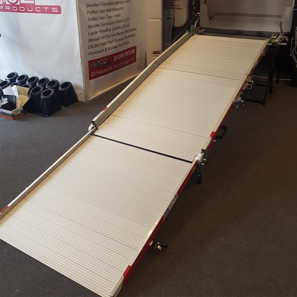 WM System Aluminium AL-Van Ramp with Swivel, 400kg capacity 3rd-Pc Ext - WM System - Ramp Champ
