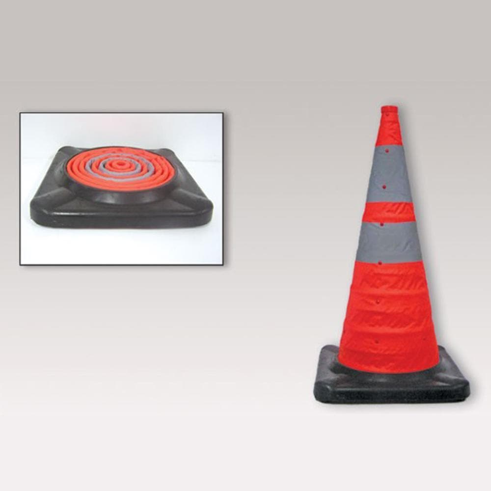 Barrier Group Collapsible Traffic Cone/Witches Hat - Rubber Base - Barrier Group - Ramp Champ