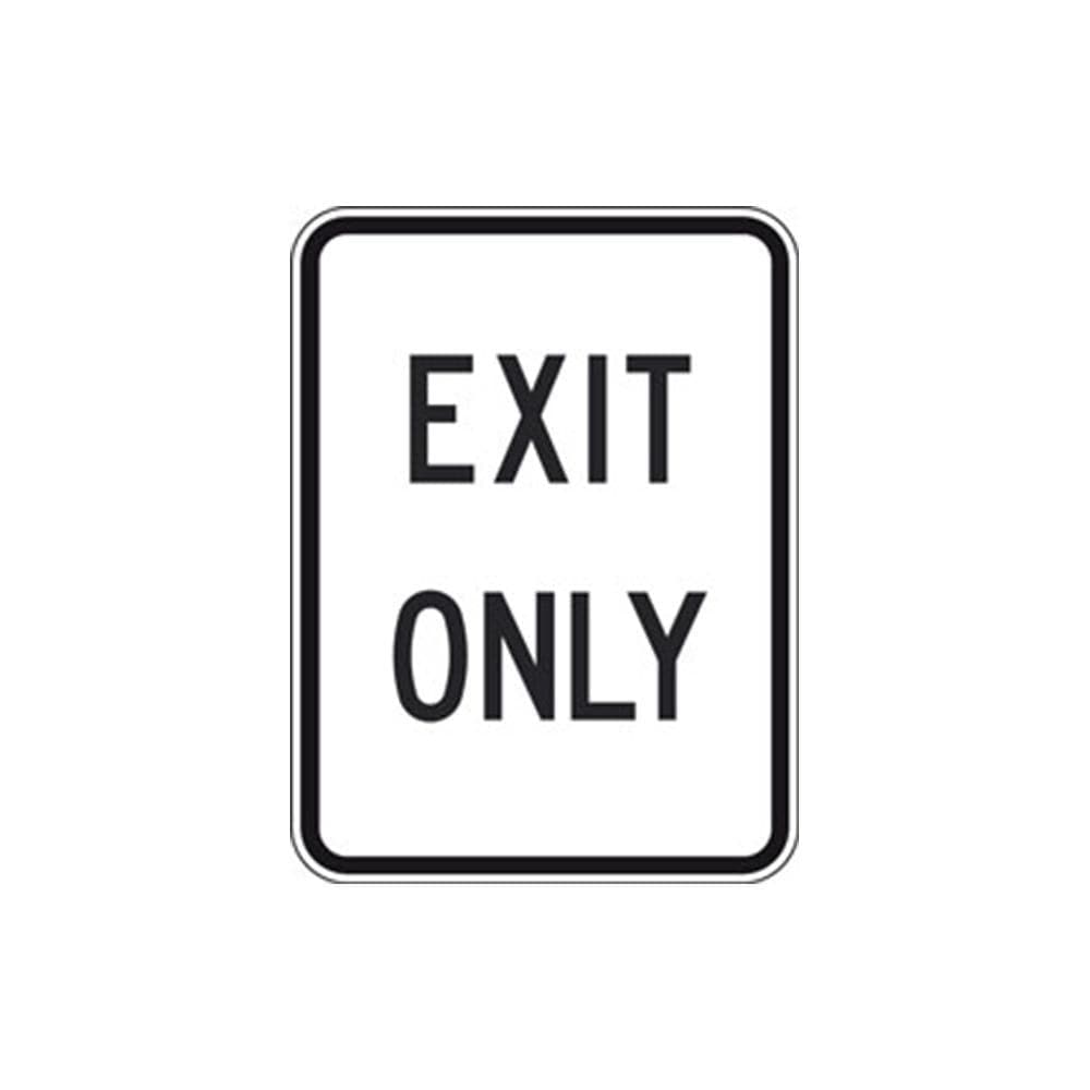 Barrier Group Exit Only Sign - Barrier Group - Ramp Champ
