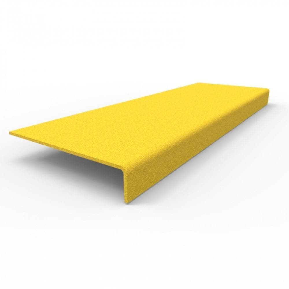 Barrier Group FRP Stair Nosing - Anti-Slip, Yellow - Barrier Group - Ramp Champ