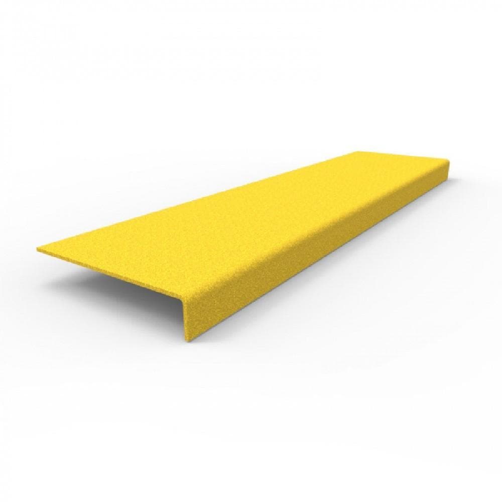 Barrier Group FRP Stair Nosing - Anti-Slip, Yellow - Barrier Group - Ramp Champ