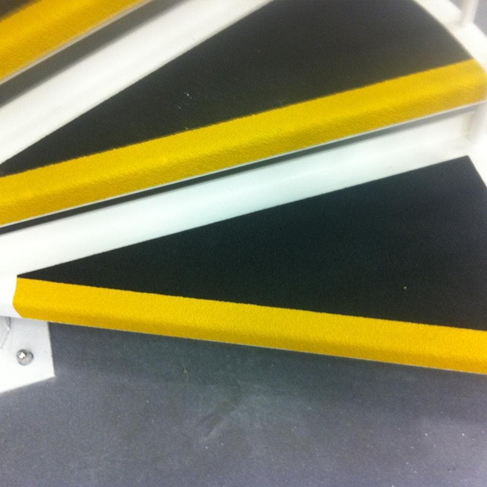 Barrier Group FRP Stair Nosing - Anti-Slip, Yellow - Barrier Group - Ramp Champ