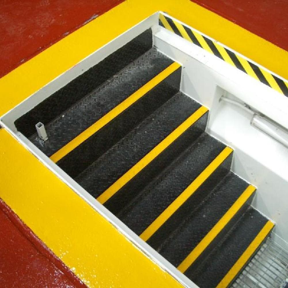 Barrier Group FRP Stair Nosing - Anti-Slip, Yellow - Barrier Group - Ramp Champ