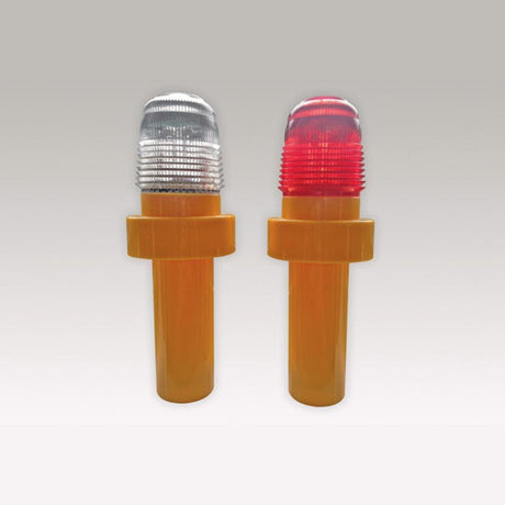 Barrier Group LED Traffic Cone Light - Red & White - Barrier Group - Ramp Champ