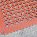 Barrier Group Oil Resistant Floor Mat 910 x 1520 x 10mm – Red - Barrier Group - Ramp Champ