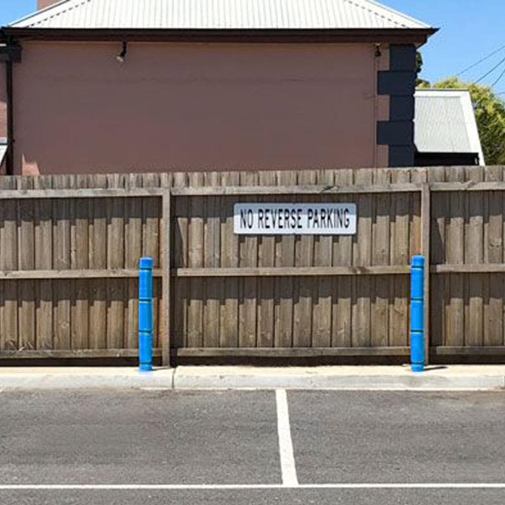 Barrier Group Skinz Bollard Sleeve 145mm Diameter, 1400mm High - Blue - Barrier Group - Ramp Champ