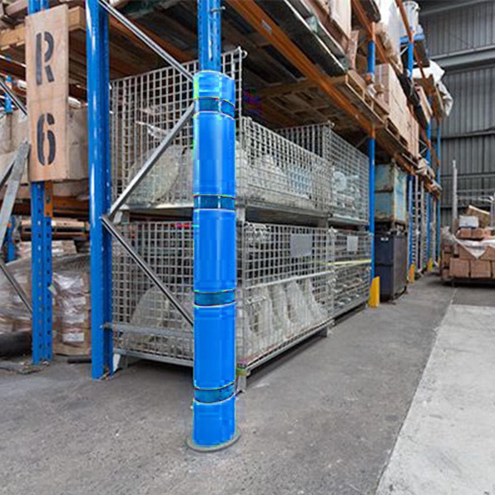 Barrier Group Skinz Bollard Sleeve 145mm Diameter, 1400mm High - Blue - Barrier Group - Ramp Champ