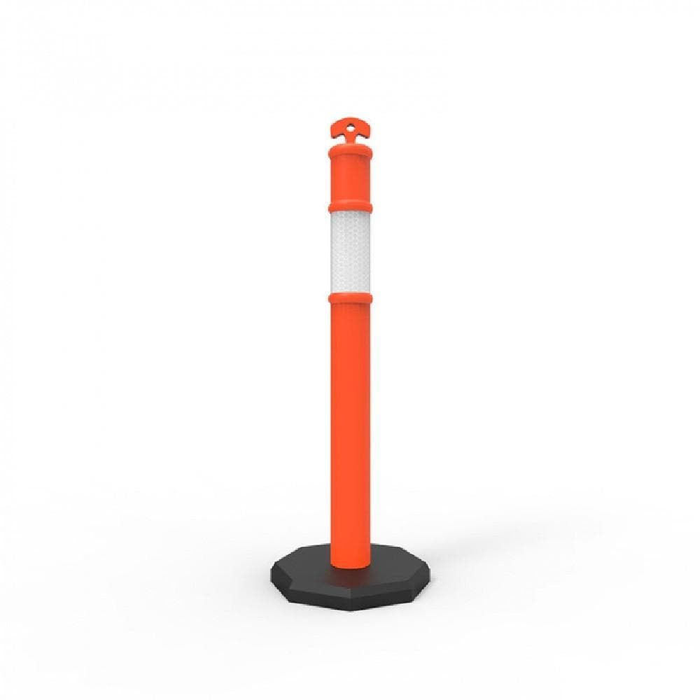 Barrier Group T-Top Plastic Bollard & Base - Barrier Group - Ramp Champ