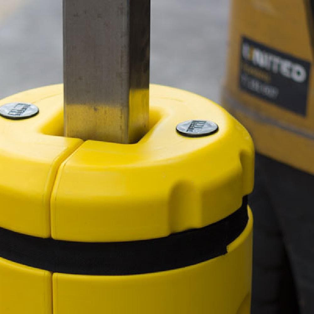 Barrier Group Loading Dock & Warehouse Barrier Group Warehouse & Factory Yellow Foam Column Cushion Kit