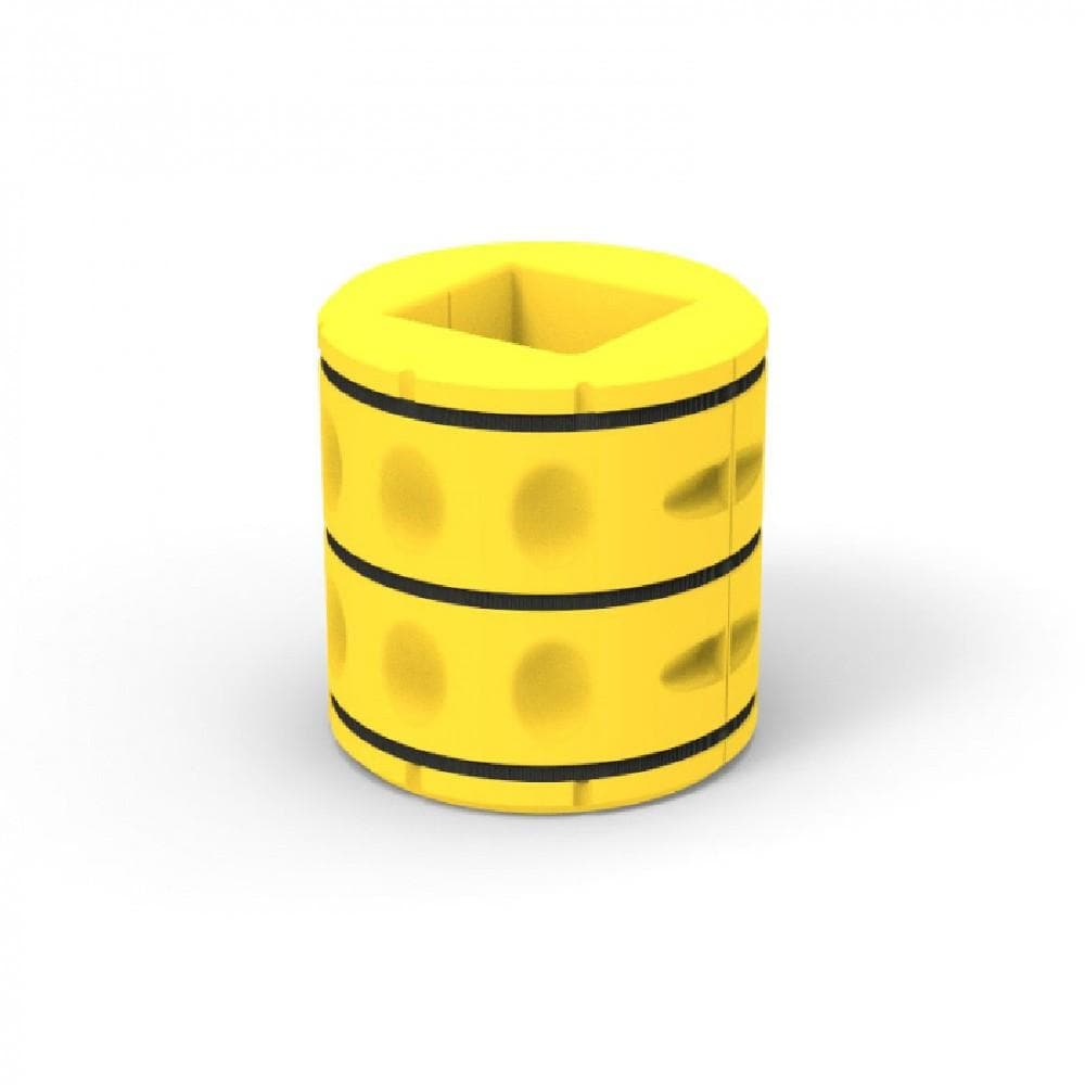 Barrier Group Loading Dock & Warehouse 870mm Outer x 450mm Inner Barrier Group Warehouse & Factory Yellow Foam Column Cushion Kit
