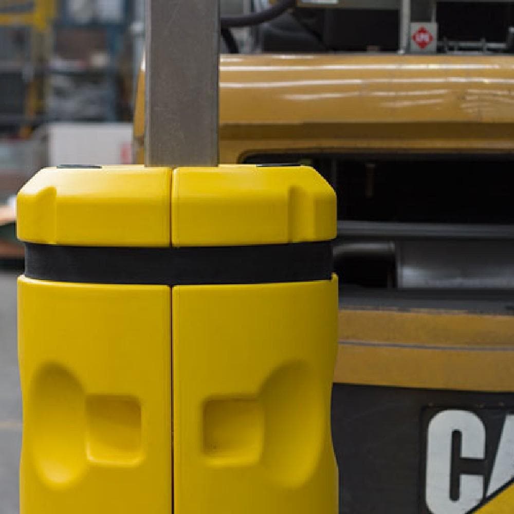 Barrier Group Loading Dock & Warehouse Barrier Group Warehouse & Factory Yellow Foam Column Cushion Kit