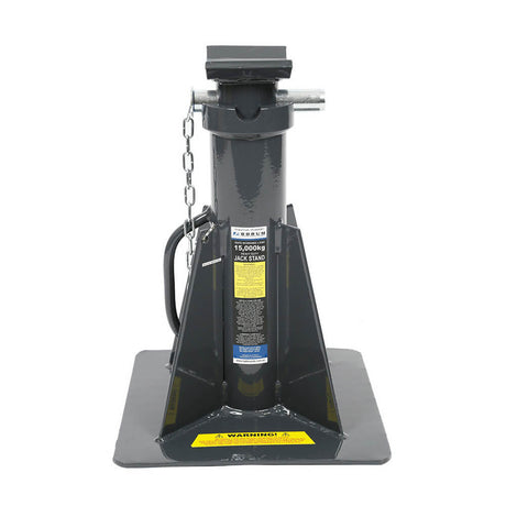 Borum Workshop Equipment Borum Industrial Pin-Style Short Jack Stand, 15 Tonne Capacity