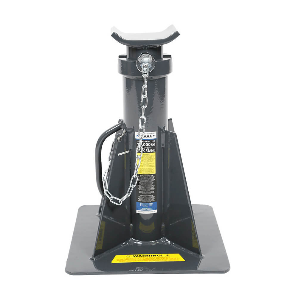 Borum Workshop Equipment Borum Industrial Pin-Style Short Jack Stand, 15 Tonne Capacity